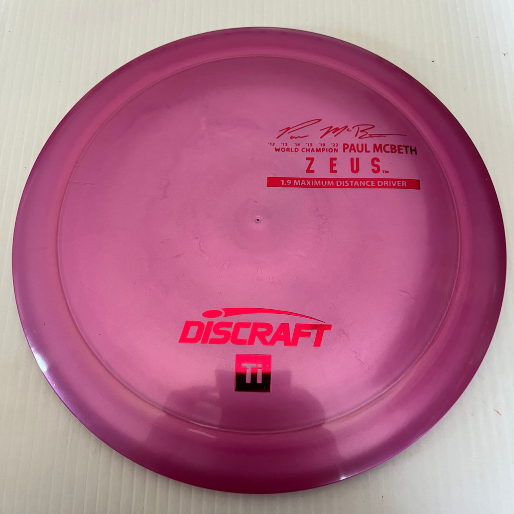 Discraft Paul McBeth Signature Ti Titanium Zeus 12/5/-1/3