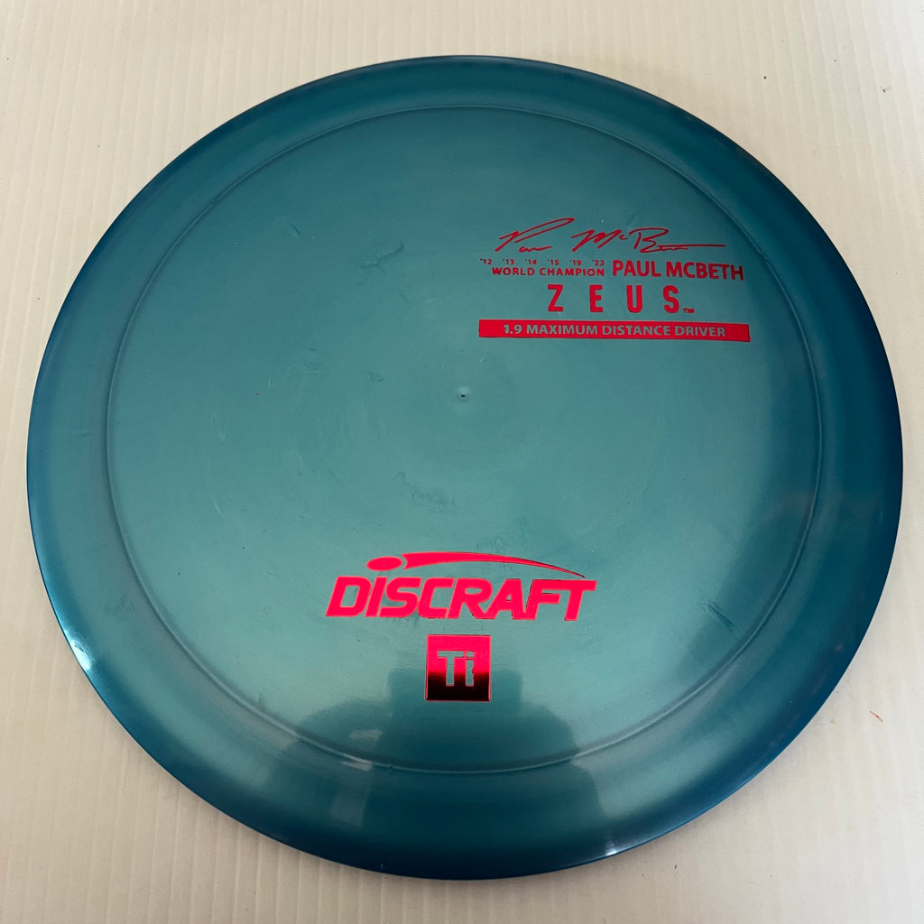 Discraft Paul McBeth Signature Ti Titanium Zeus 12/5/-1/3
