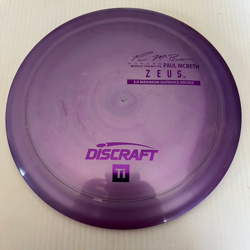 Discraft Paul McBeth Signature Ti Titanium Zeus 12/5/-1/3