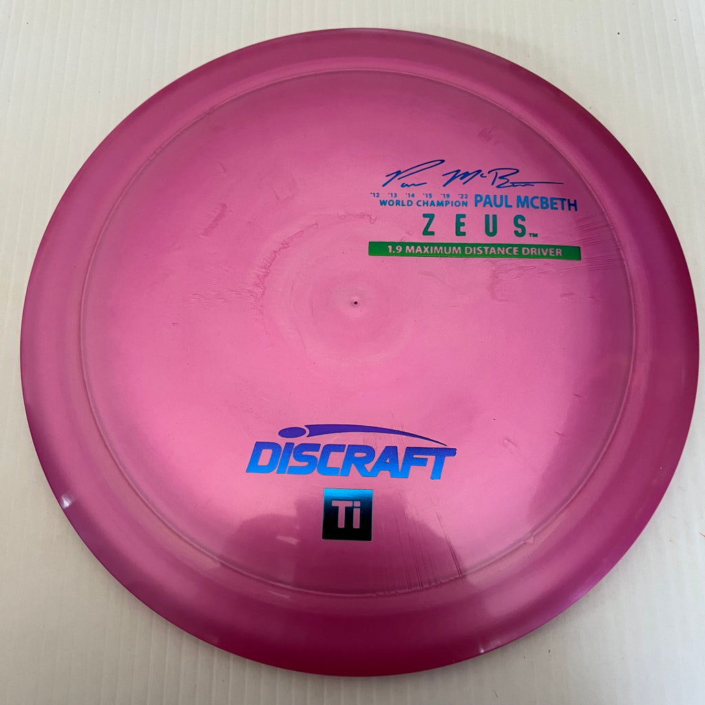 Discraft Paul McBeth Signature Ti Titanium Zeus 12/5/-1/3
