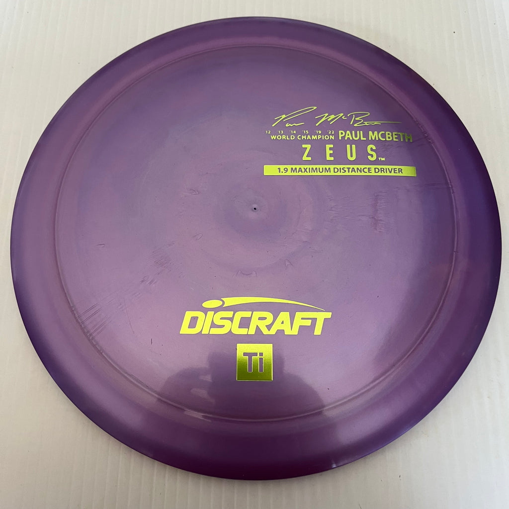 Discraft Paul McBeth Signature Ti Titanium Zeus 12/5/-1/3