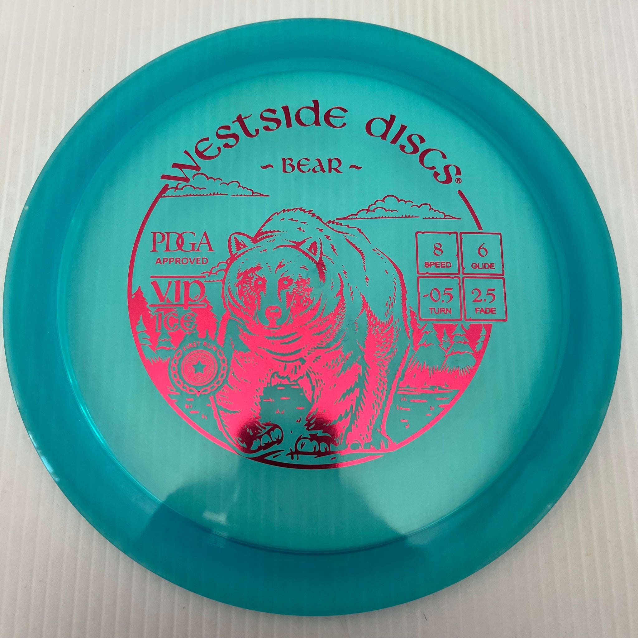 Westside Discs First Run VIP Ice Bear 8/6/-0.5/2.5