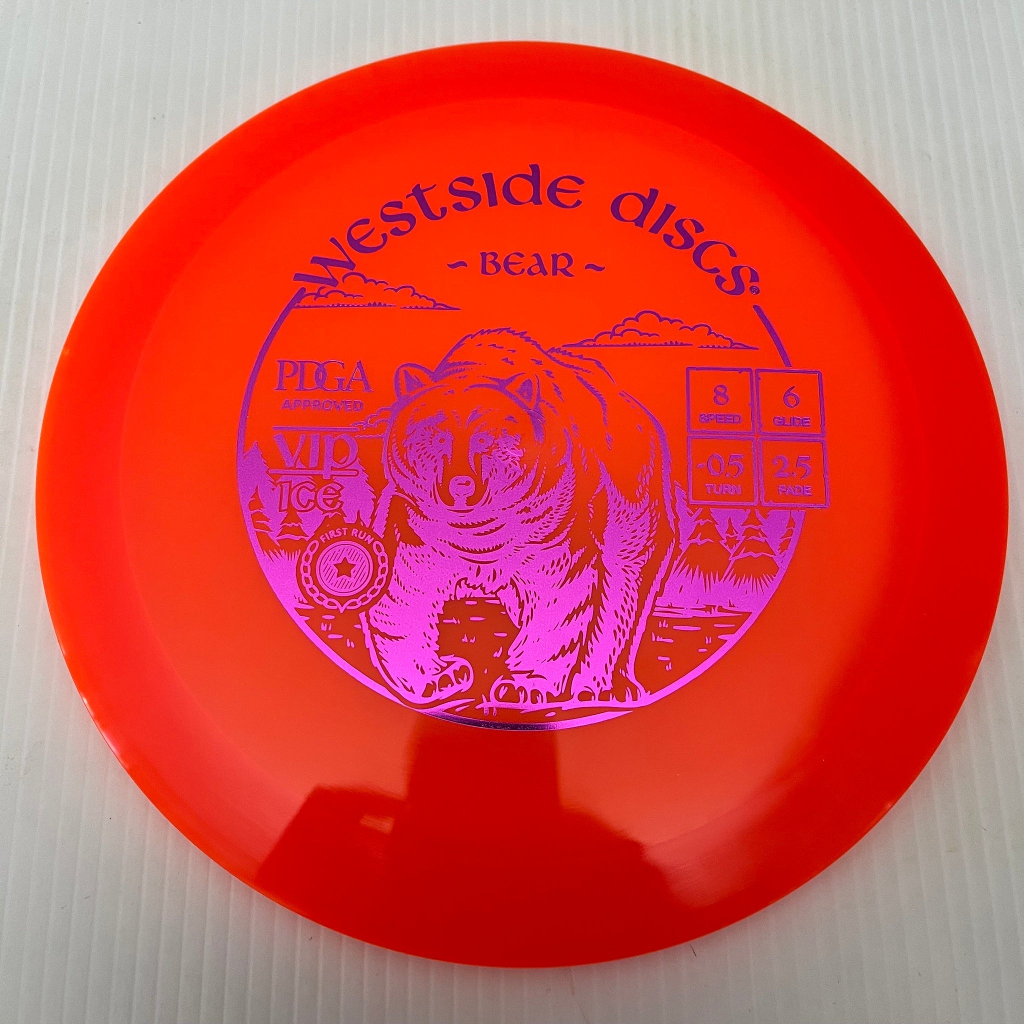 Westside Discs First Run VIP Ice Bear 8/6/-0.5/2.5