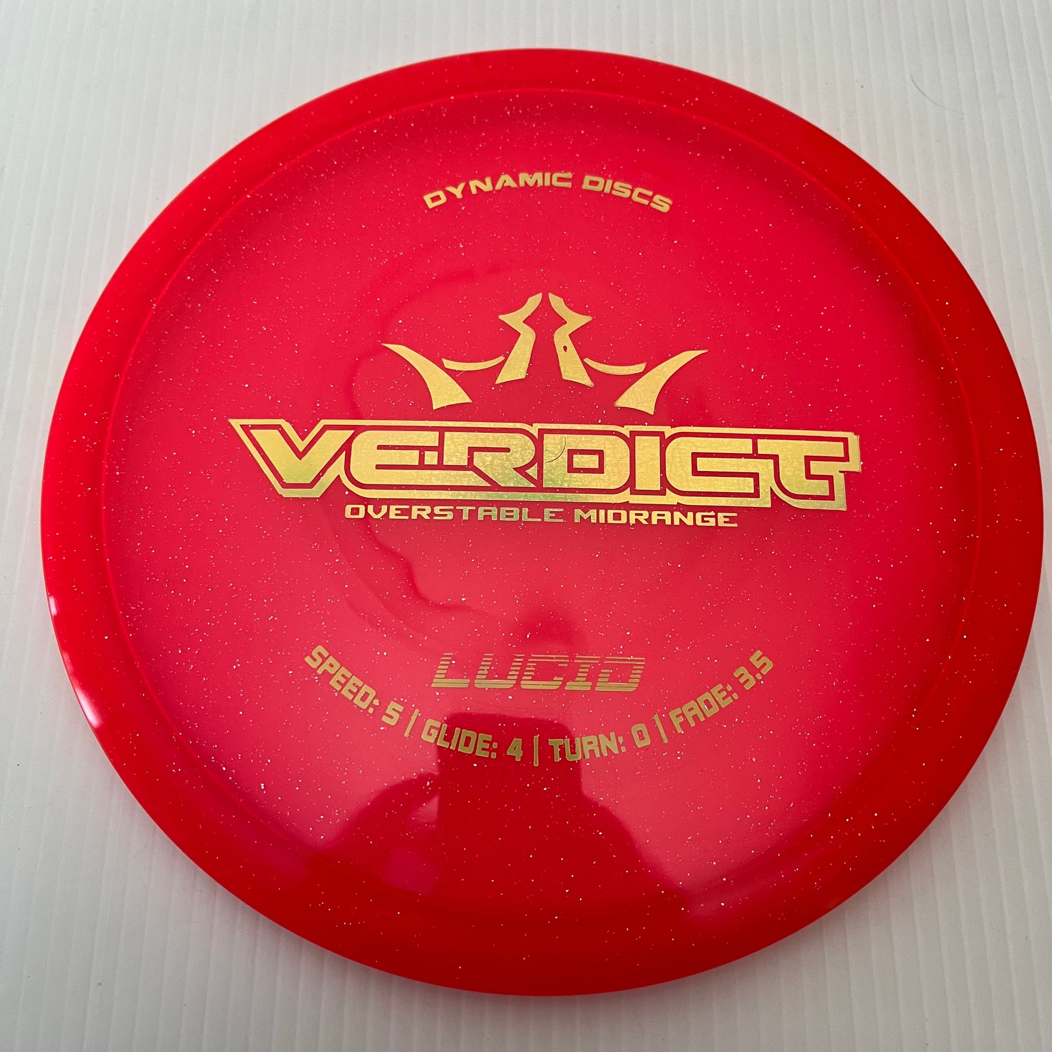 Dynamic Discs Lucid Verdict 5/4/0/3.5