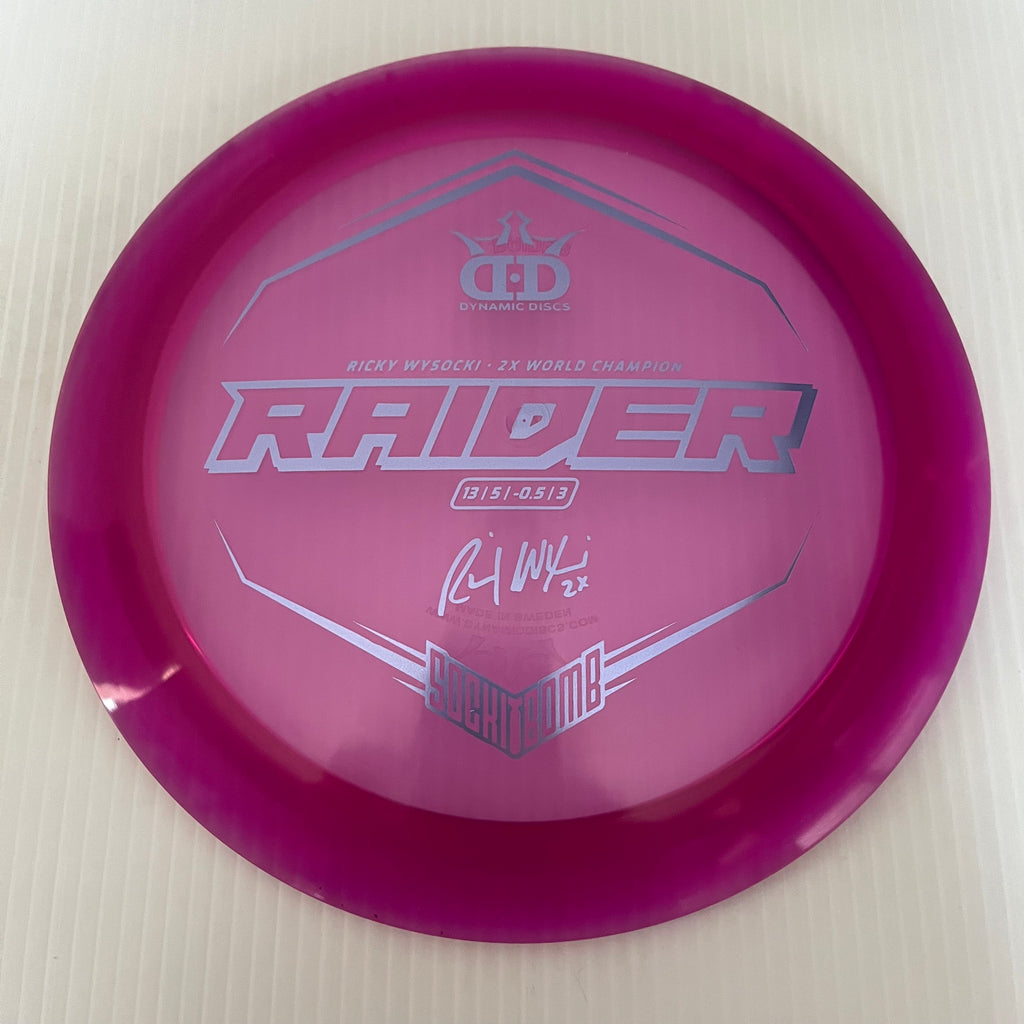 Dynamic Discs 2x Ricky Wysocki Sockibomb Lucid Raider 13/5/-0.5/3
