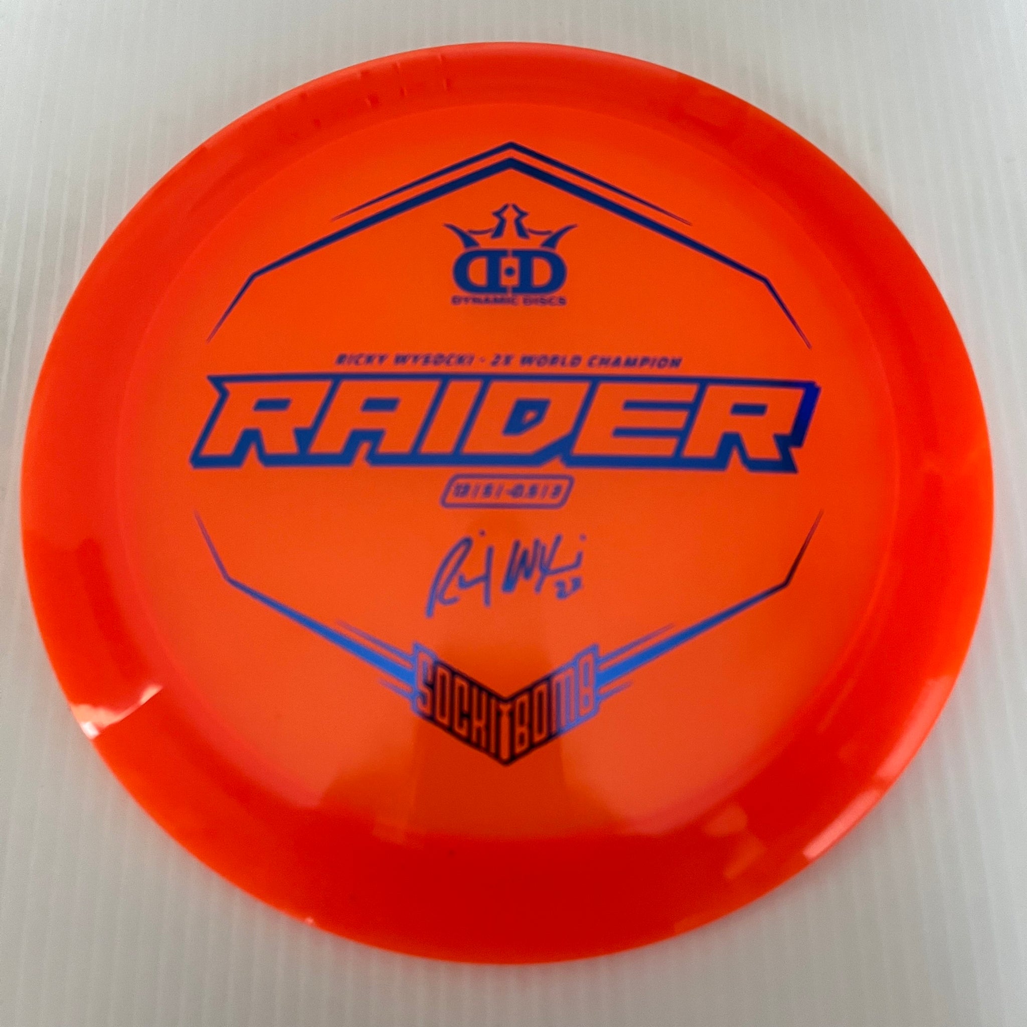 Dynamic Discs 2x Ricky Wysocki Sockibomb Lucid Raider 13/5/-0.5/3