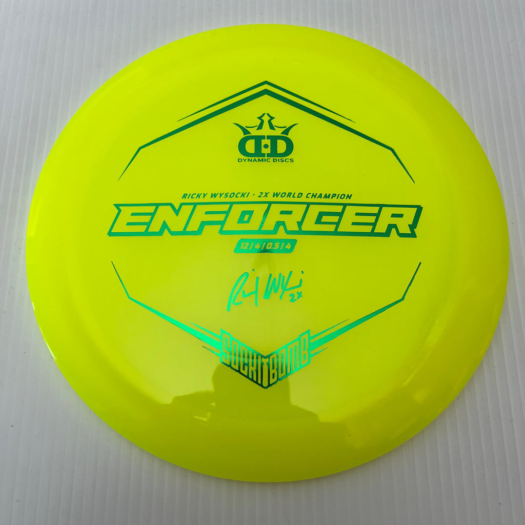 Dynamic Discs Ricky Wysocki Sockibomb Lucid-X Enforcer 12/4/0/4
