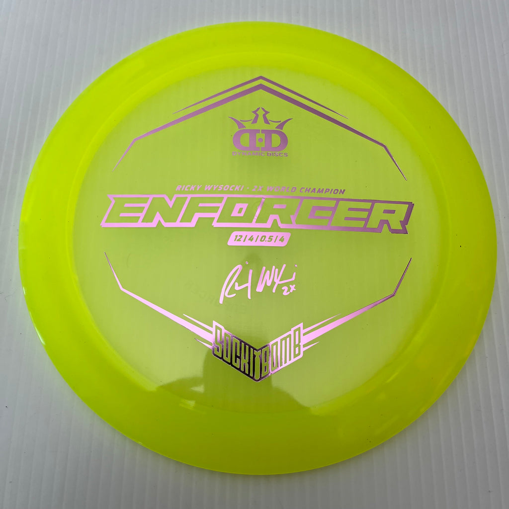 Dynamic Discs Ricky Wysocki Sockibomb Lucid-X Enforcer 12/4/0/4