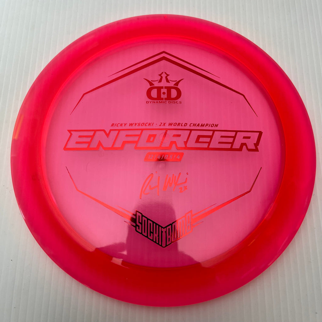 Dynamic Discs Ricky Wysocki Sockibomb Lucid-X Enforcer 12/4/0/4