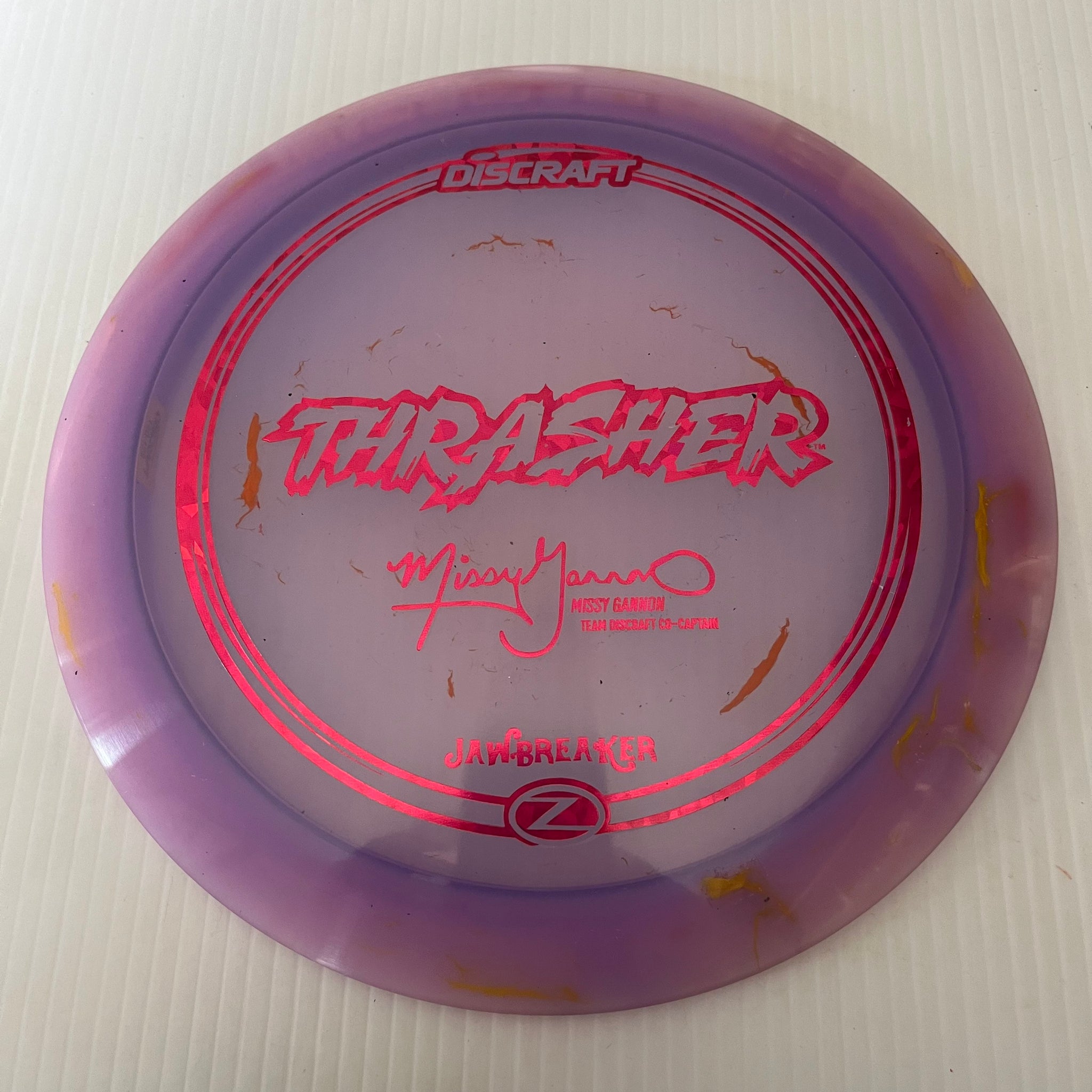 Discraft Missy Gannon Jawbreaker Z Thrasher 12/5/-3/2