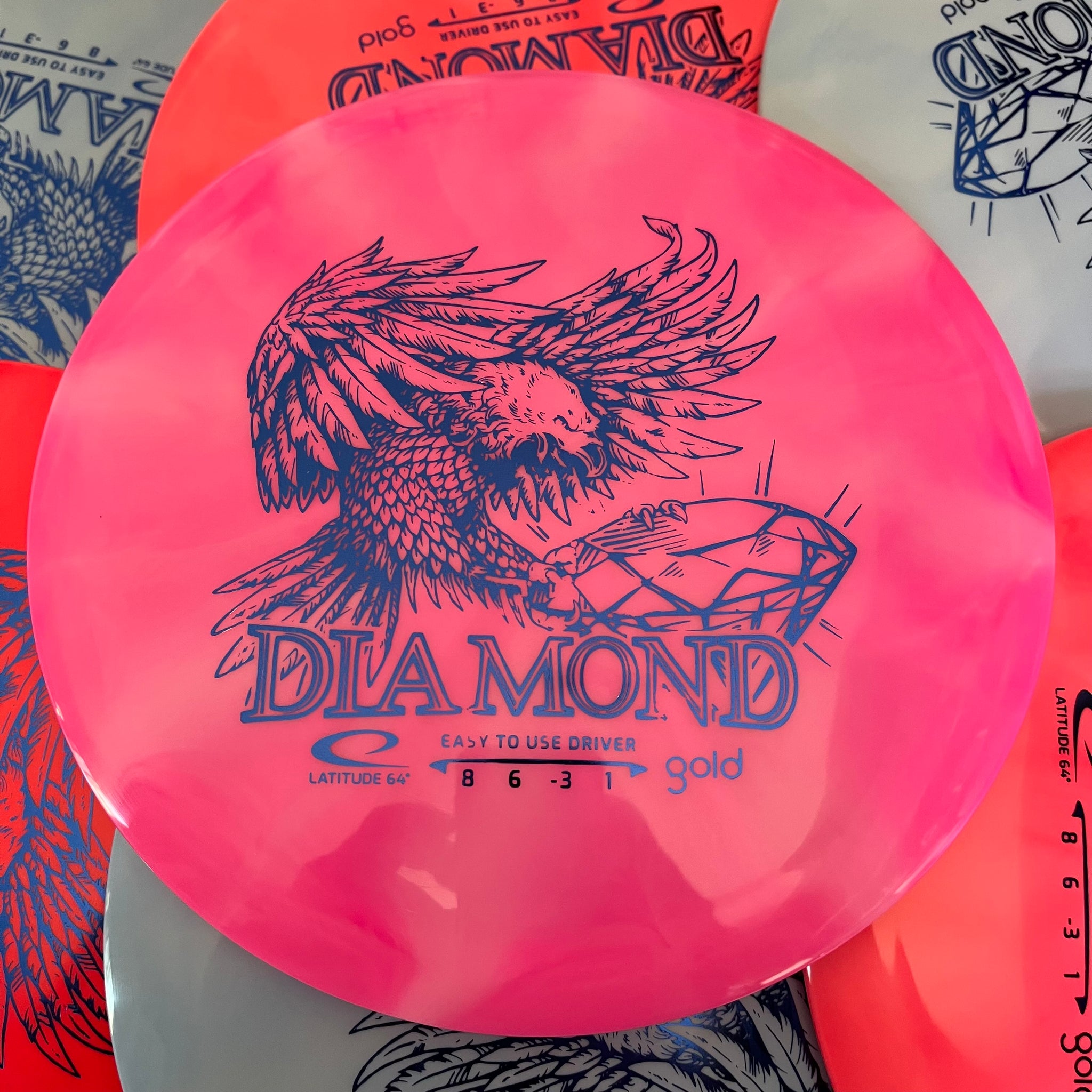 Latitude 64° Gold Line Burst Diamond 8/6/-3/1