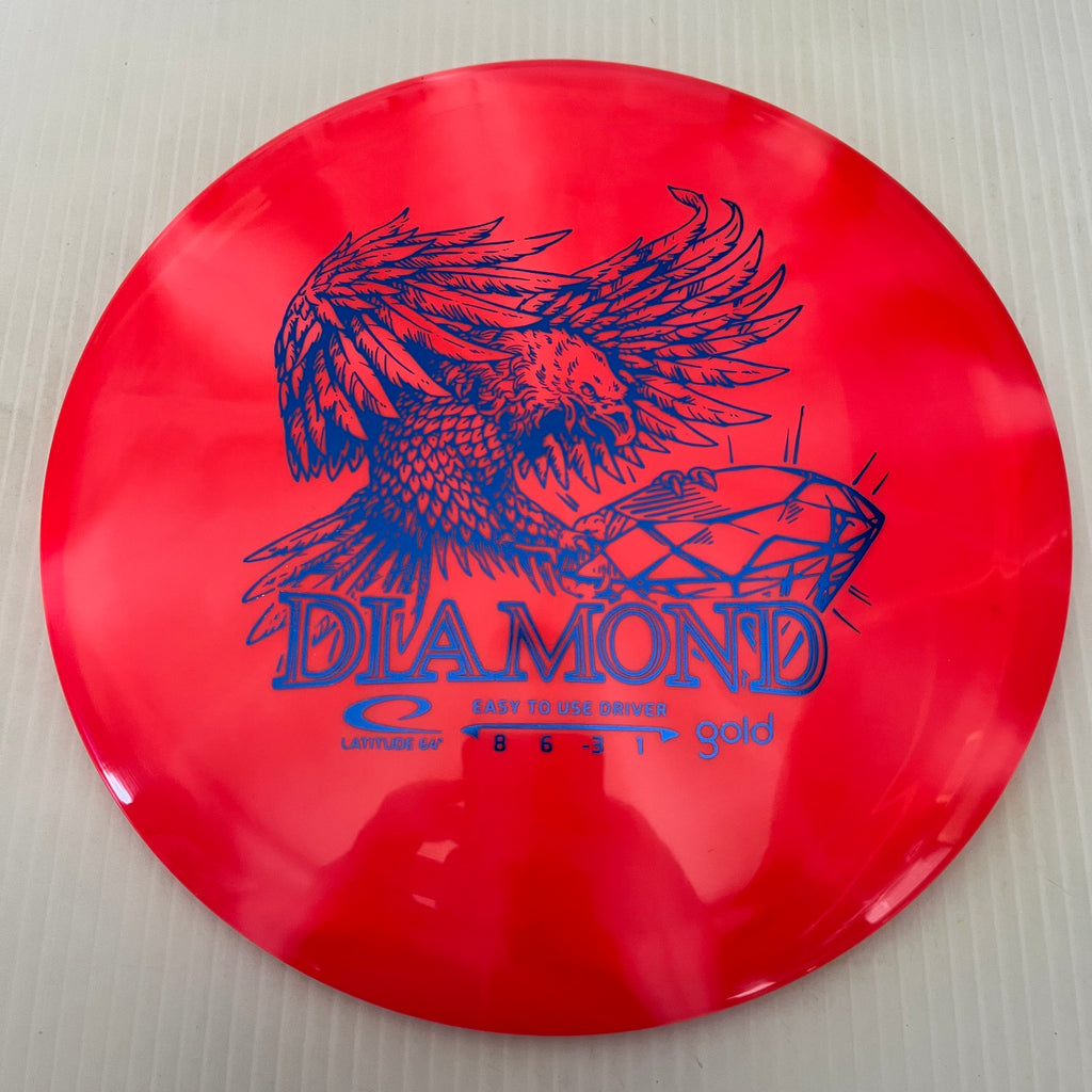 Latitude 64° Gold Line Burst Diamond 8/6/-3/1