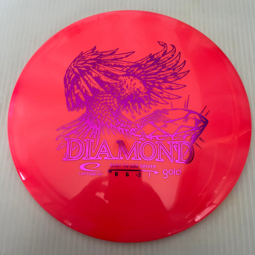 Latitude 64° Gold Line Burst Diamond 8/6/-3/1