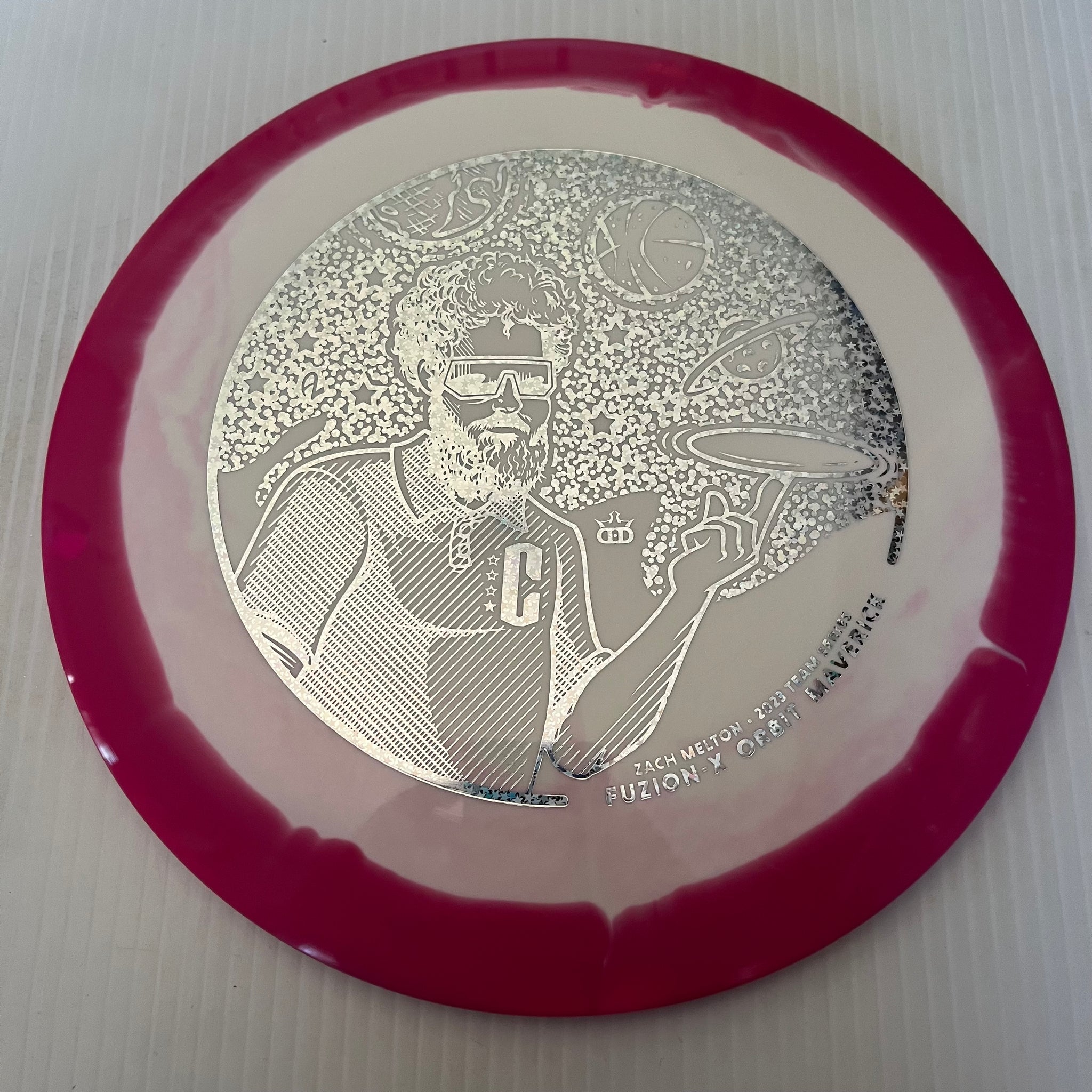 Dynamic Discs 2023 Zach Melton Team Series Fuzion-X Orbit Maverick 7/4/-1.5/2