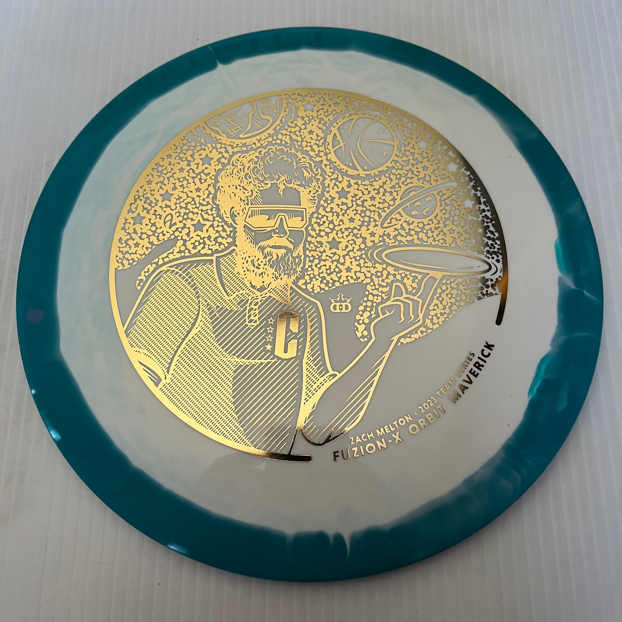 Dynamic Discs 2023 Zach Melton Team Series Fuzion-X Orbit Maverick 7/4/-1.5/2