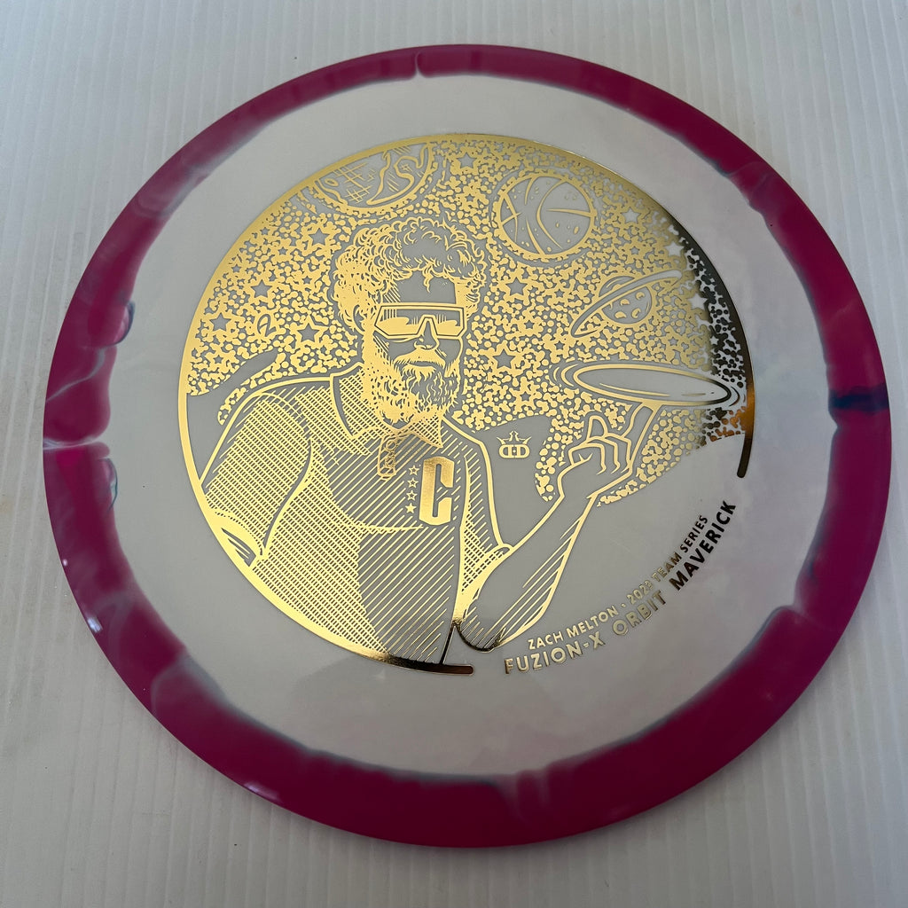 Dynamic Discs 2023 Zach Melton Team Series Fuzion-X Orbit Maverick 7/4/-1.5/2