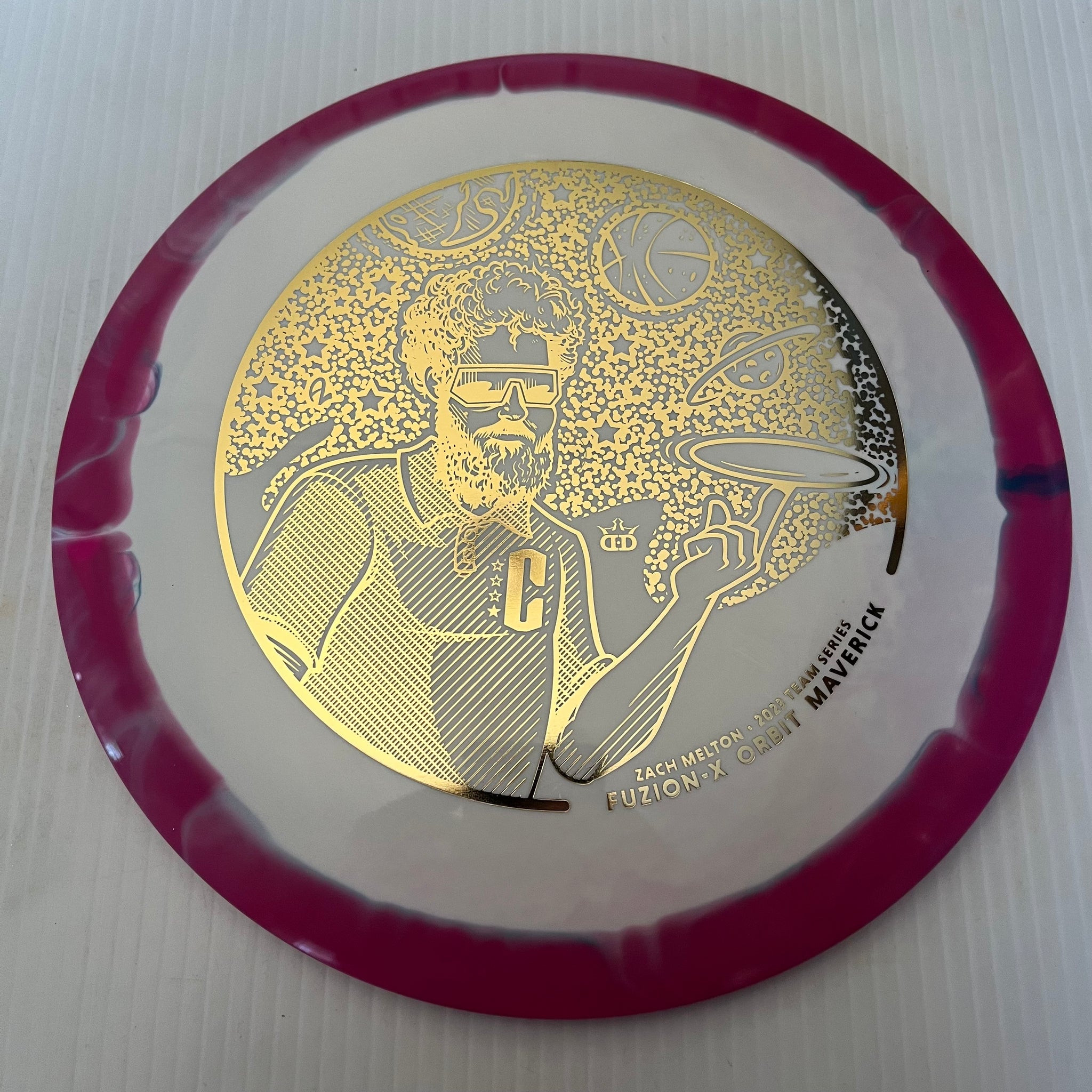 Dynamic Discs 2023 Zach Melton Team Series Fuzion-X Orbit Maverick 7/4/-1.5/2