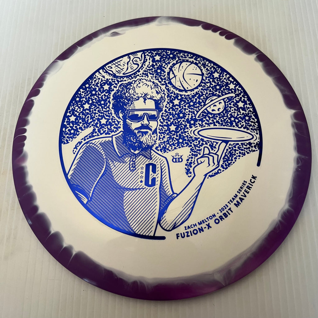 Dynamic Discs 2023 Zach Melton Team Series Fuzion-X Orbit Maverick 7/4/-1.5/2