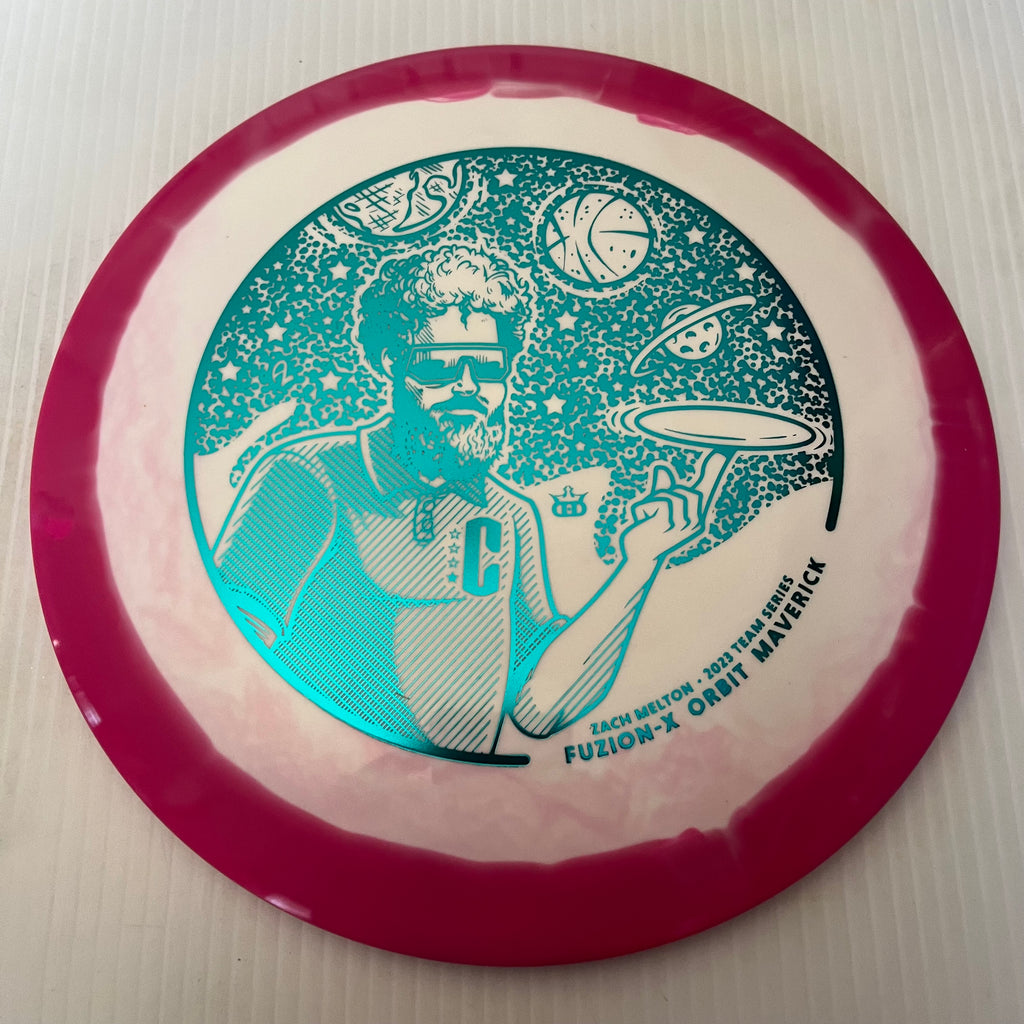 Dynamic Discs 2023 Zach Melton Team Series Fuzion-X Orbit Maverick 7/4/-1.5/2
