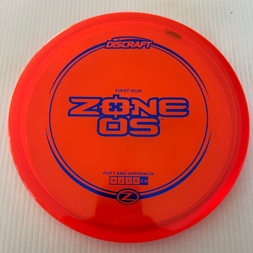 Discraft First Run Z Zone OS 4/2/1/5