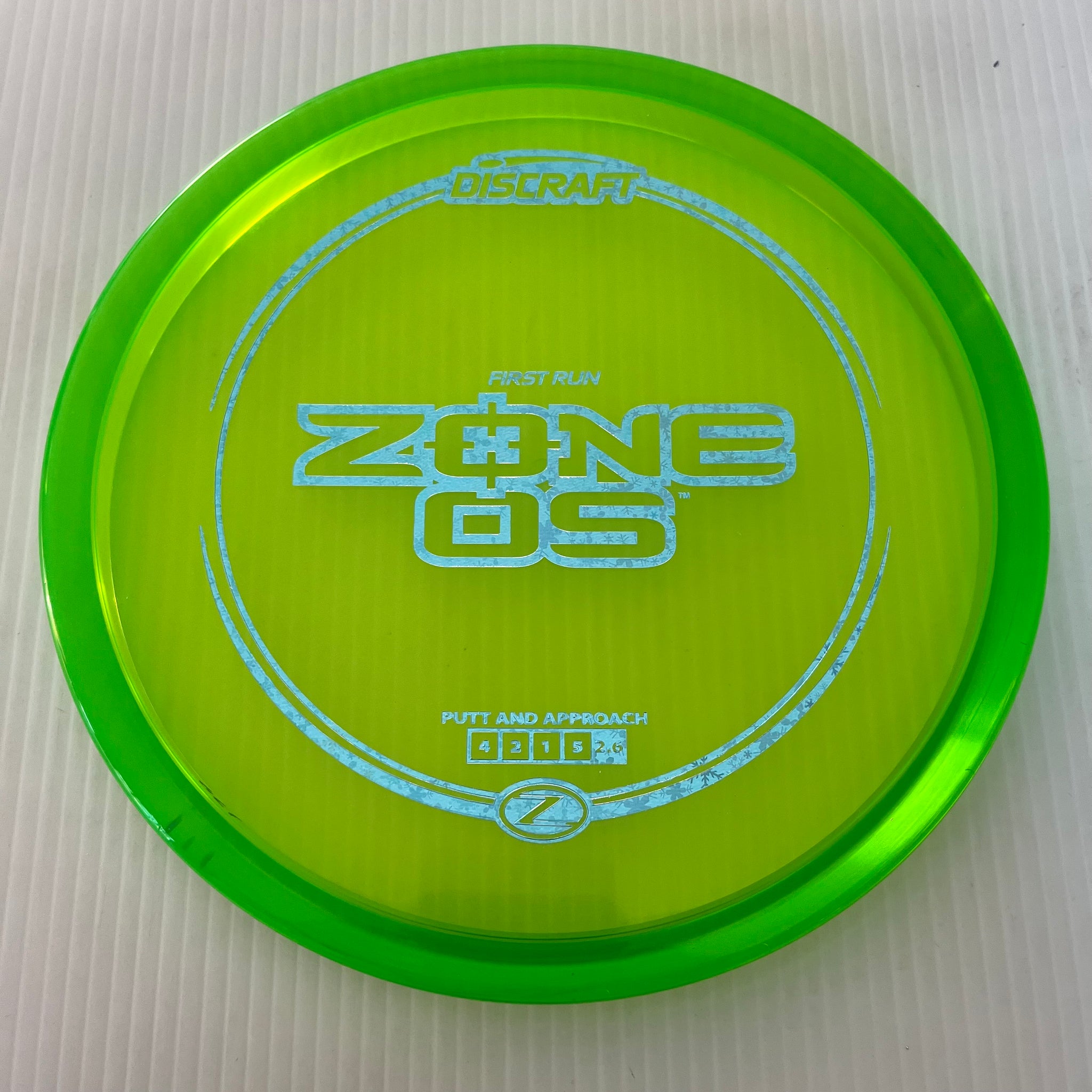 Discraft First Run Z Zone OS 4/2/1/5