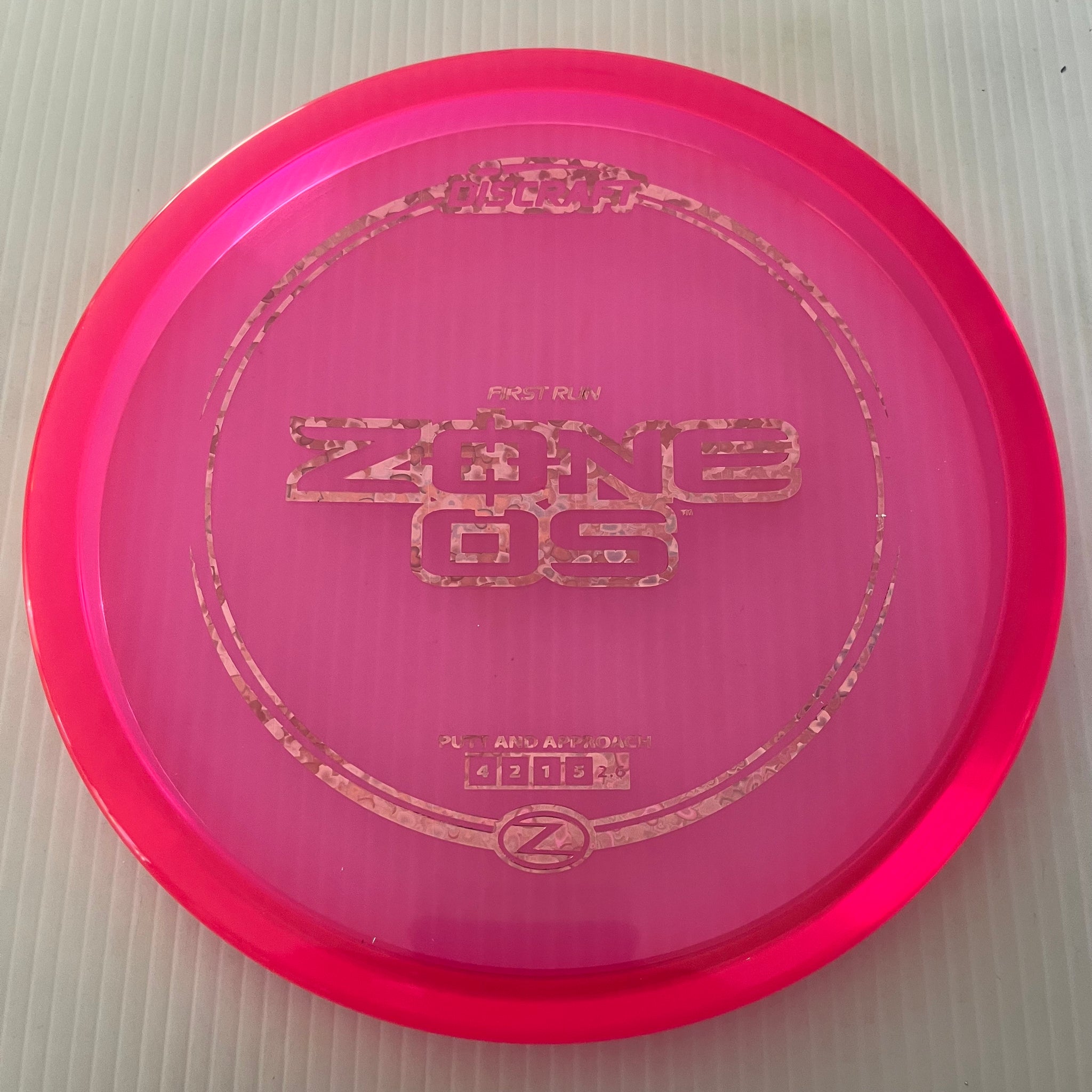 Discraft First Run Z Zone OS 4/2/1/5