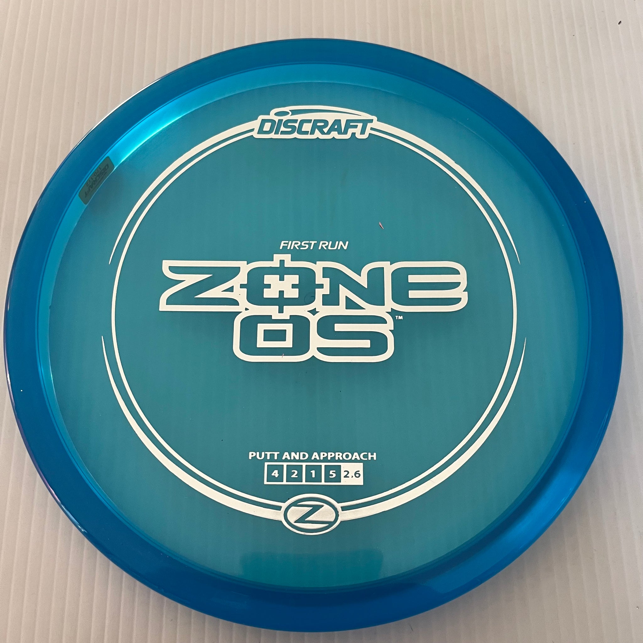 Discraft First Run Z Zone OS 4/2/1/5