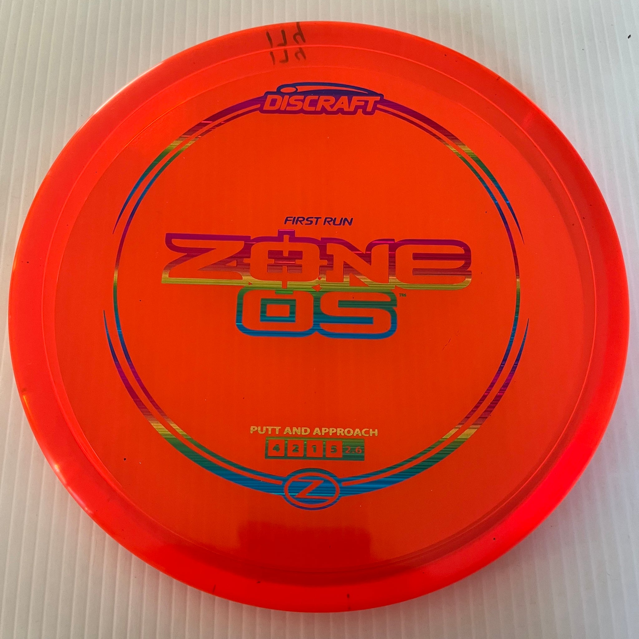 Discraft First Run Z Zone OS 4/2/1/5
