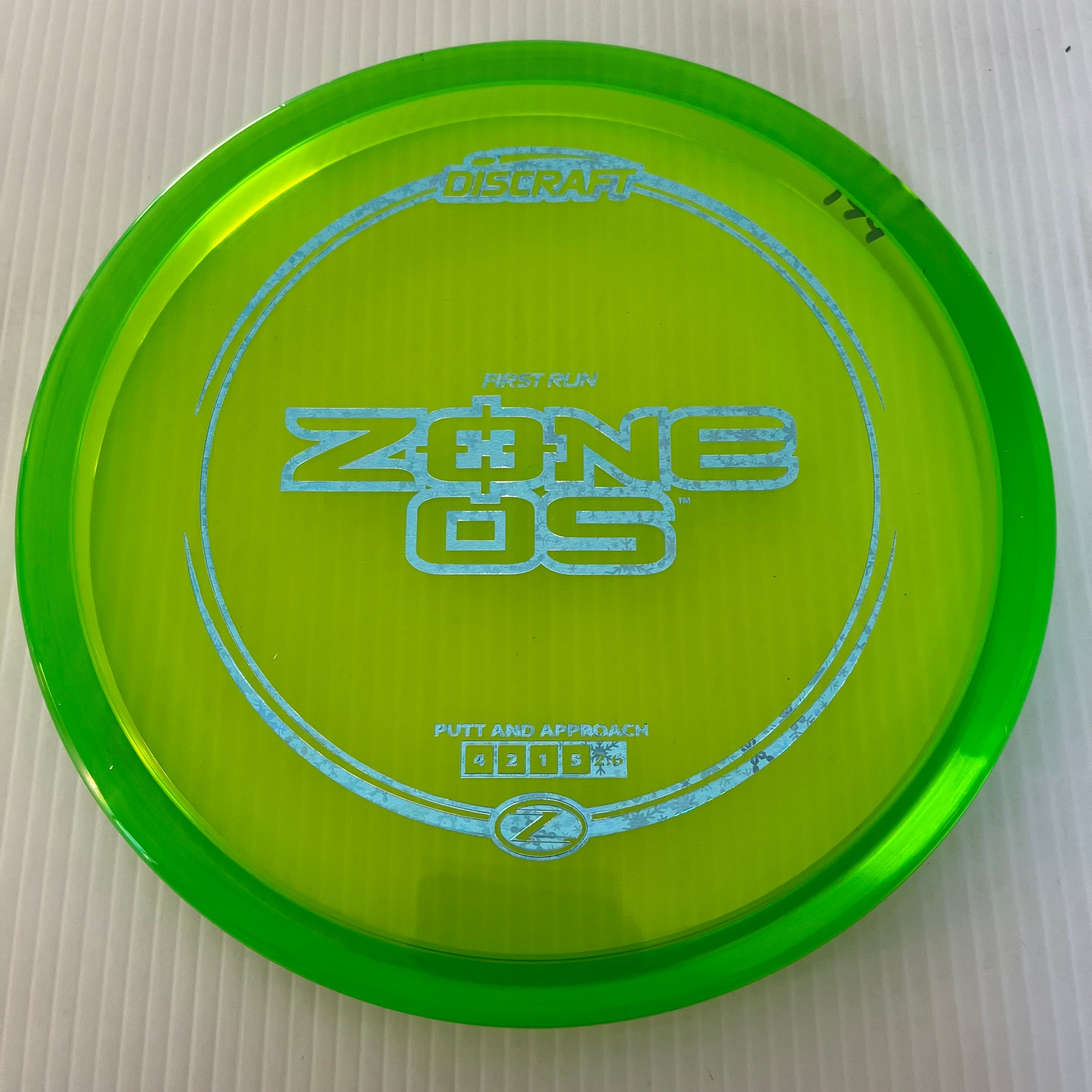 Discraft First Run Z Zone OS 4/2/1/5