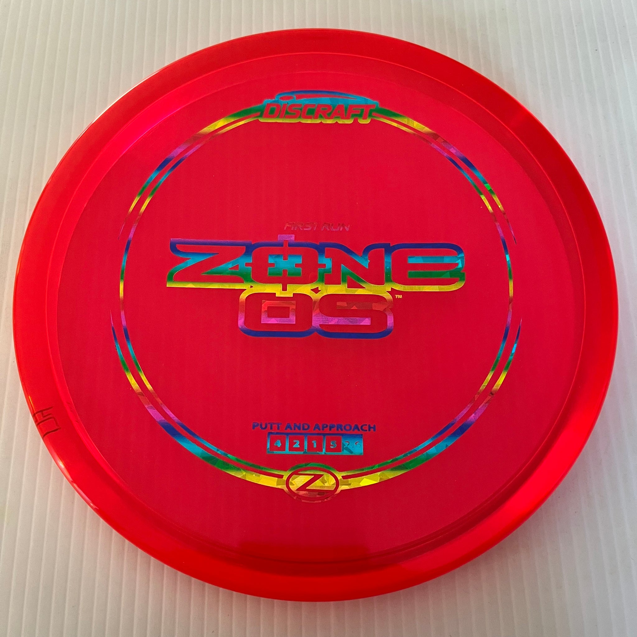 Discraft First Run Z Zone OS 4/2/1/5