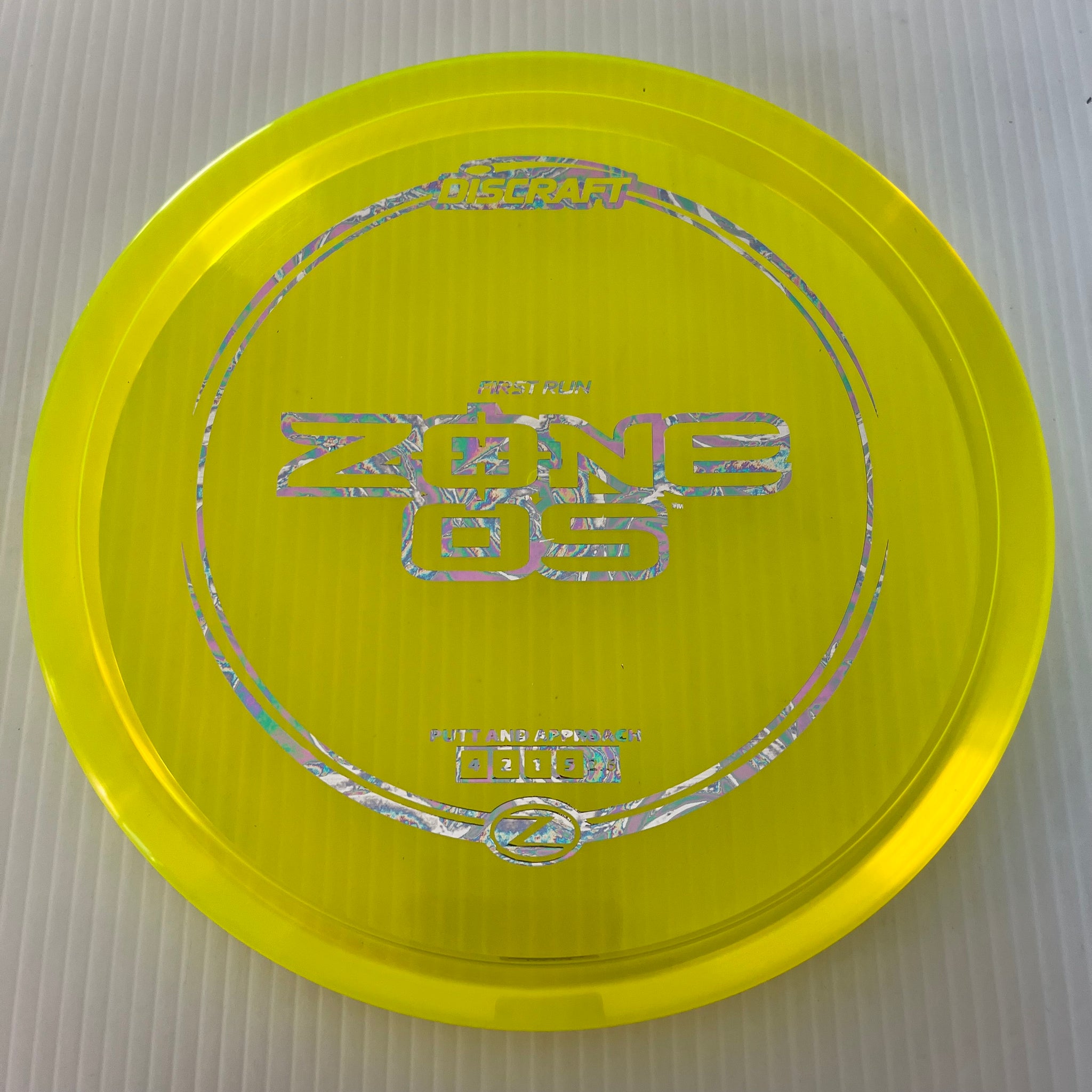 Discraft First Run Z Zone OS 4/2/1/5