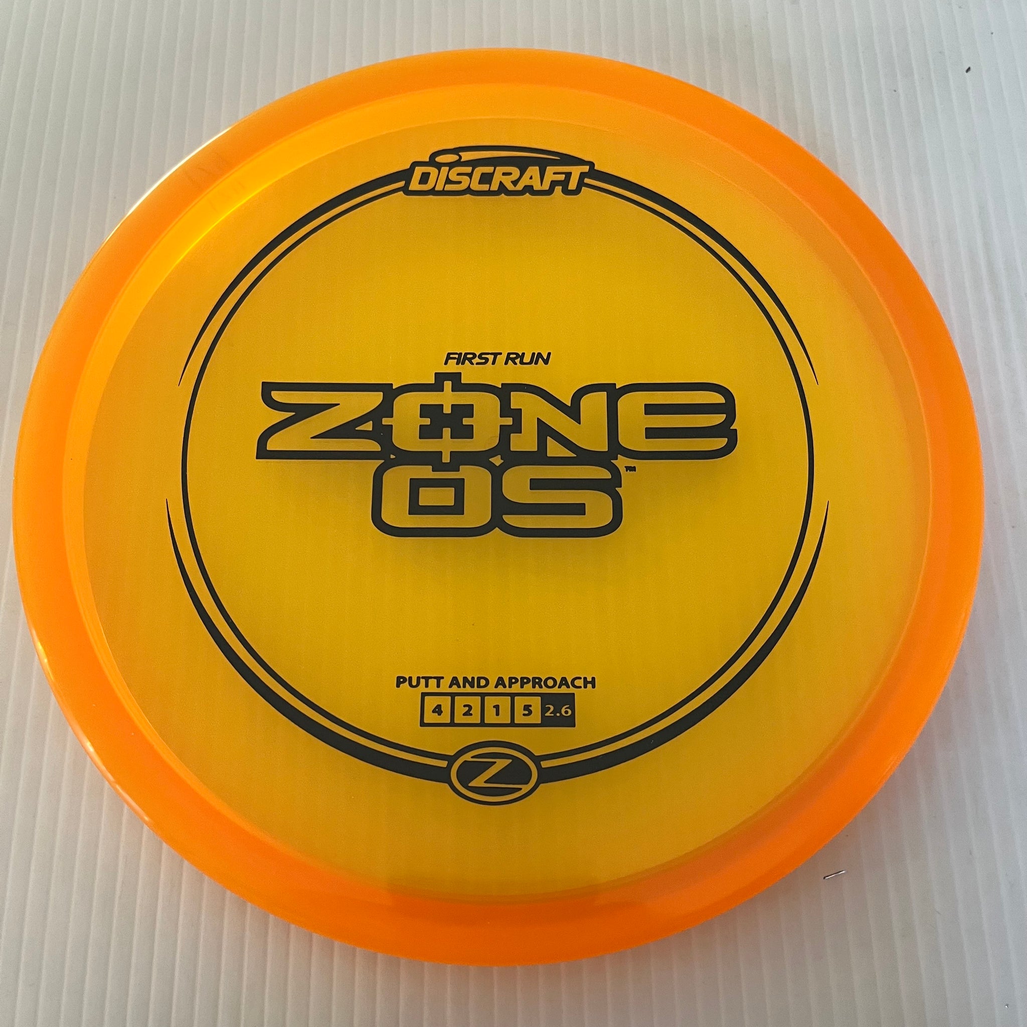 Discraft First Run Z Zone OS 4/2/1/5