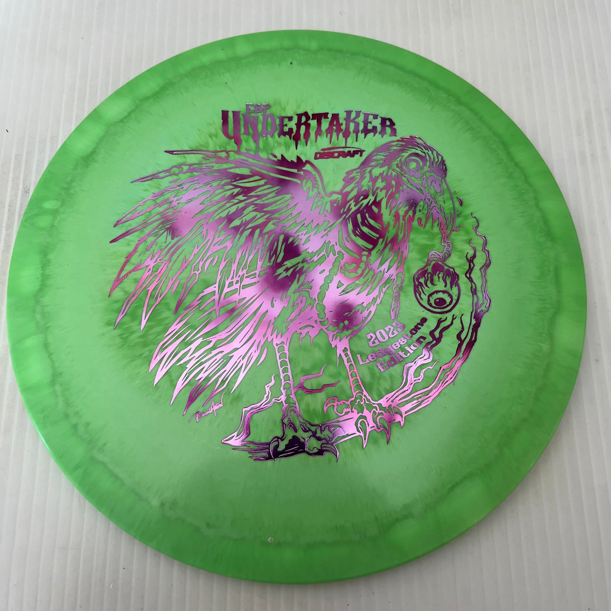 Discraft 2023 Ledgestone 150 Class ESP Undertaker 9/5/-1/2