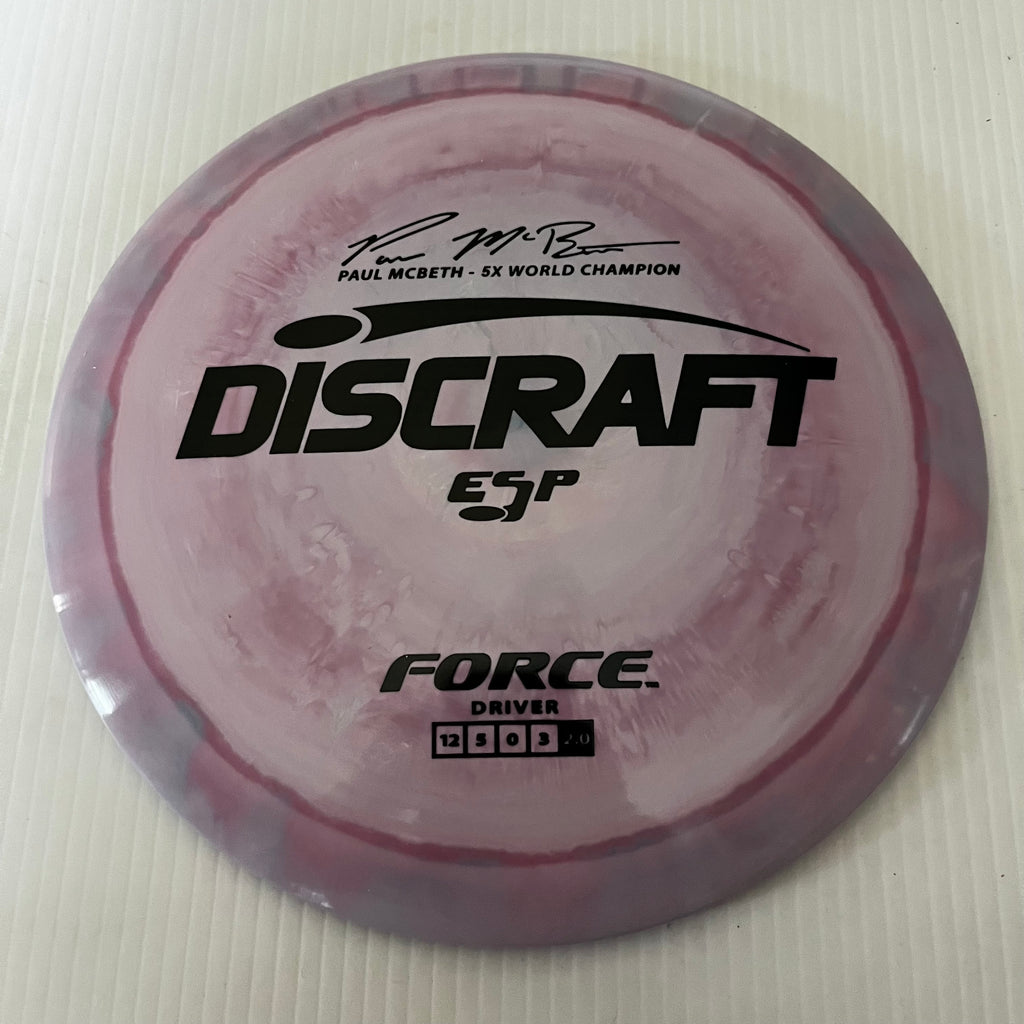 Discraft 5x Paul McBeth ESP Force 12/5/0/3 (173-174 grams)