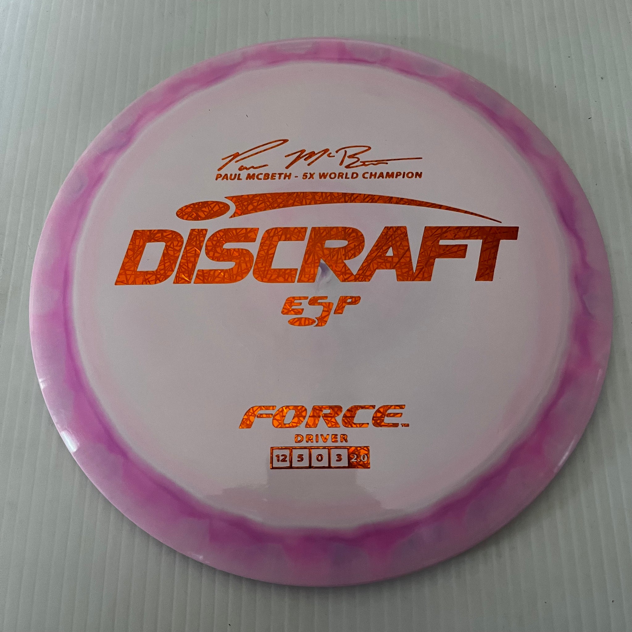 Discraft 5x Paul McBeth ESP Force 12/5/0/3 (173-174 grams)