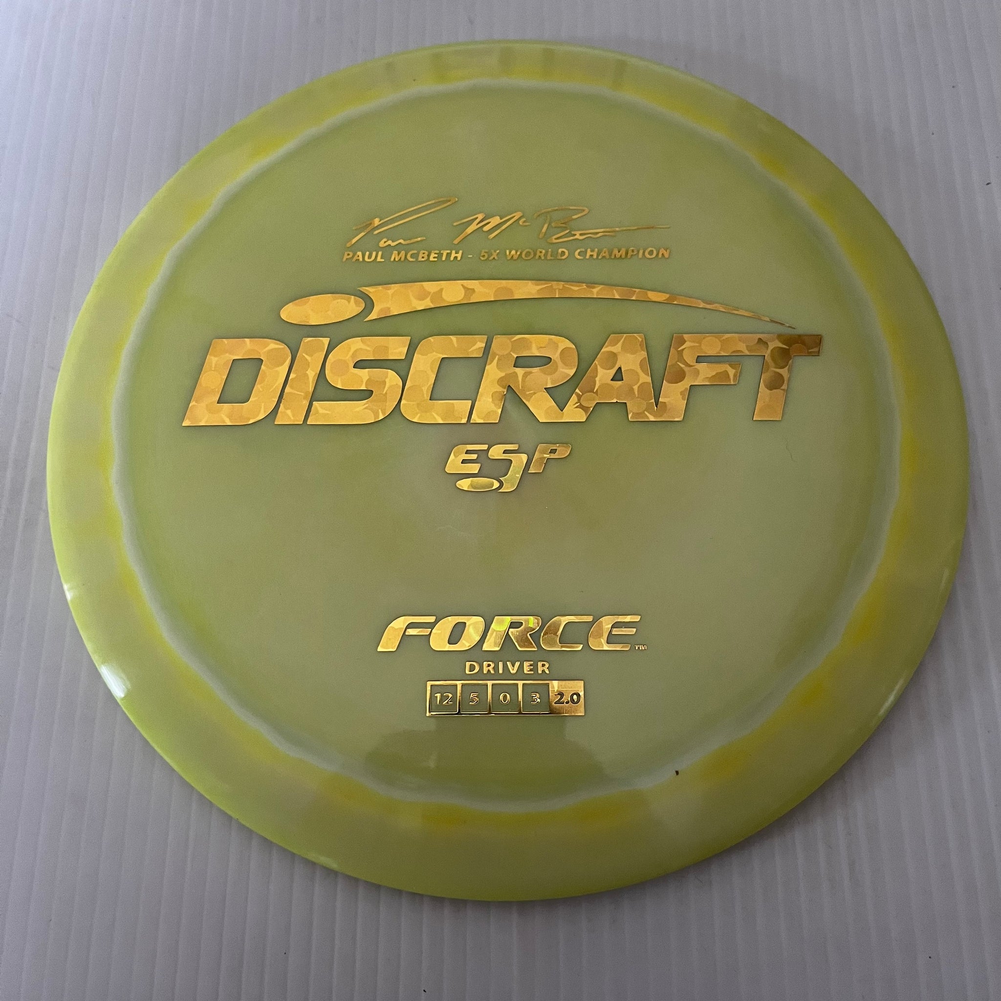 Discraft 5x Paul McBeth ESP Force 12/5/0/3 (173-174 grams)