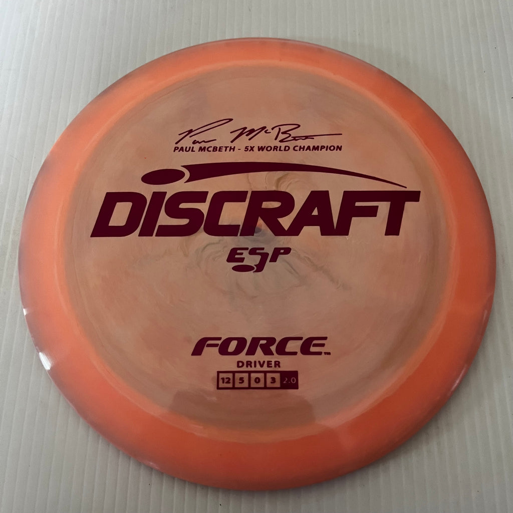 Discraft 5x Paul McBeth ESP Force 12/5/0/3 (173-174 grams)