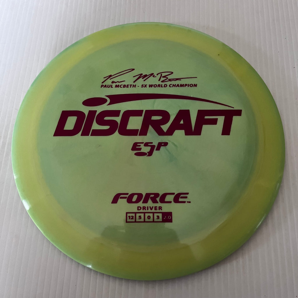Discraft 5x Paul McBeth ESP Force 12/5/0/3 (173-174 grams)