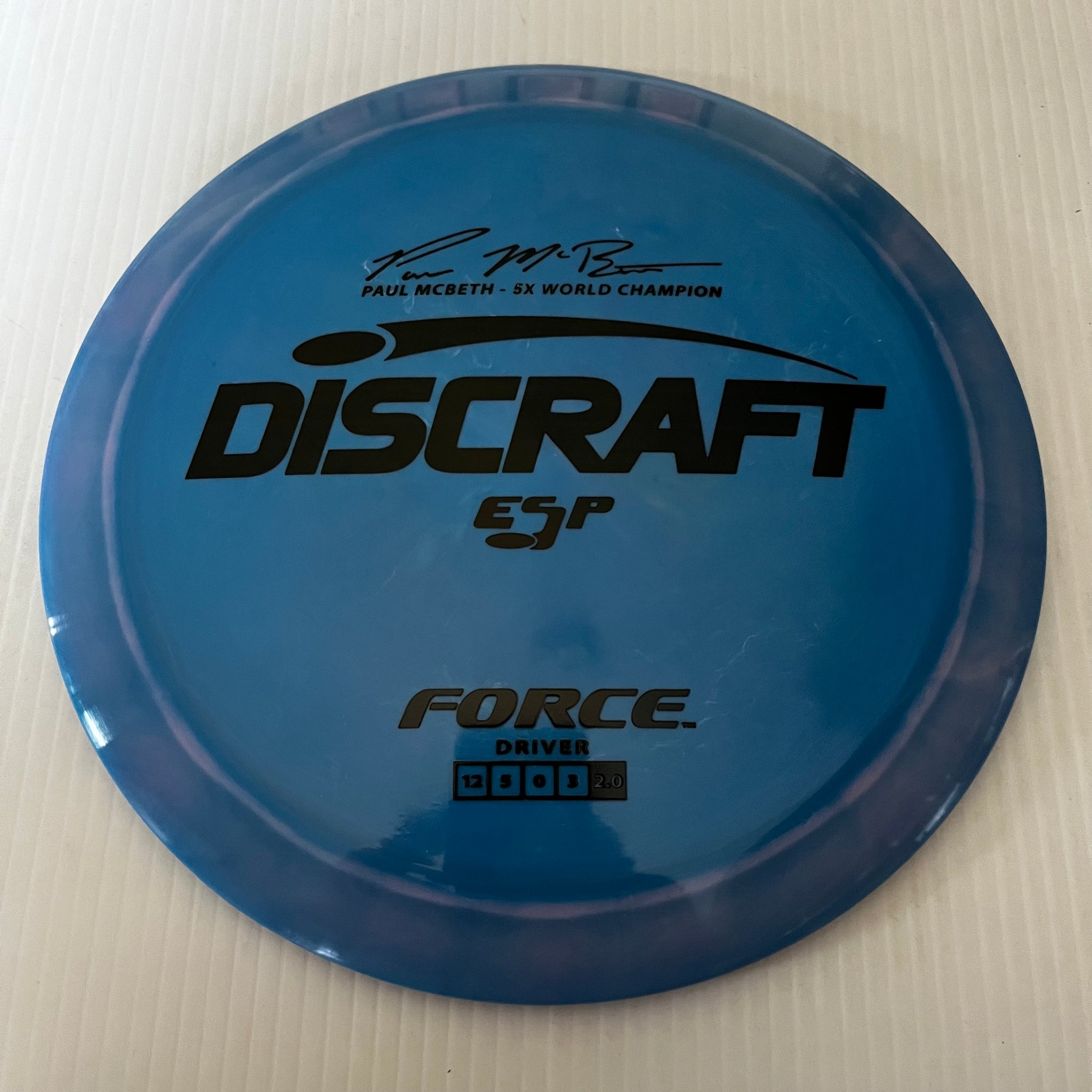 Discraft 5x Paul McBeth ESP Force 12/5/0/3 (173-174 grams)