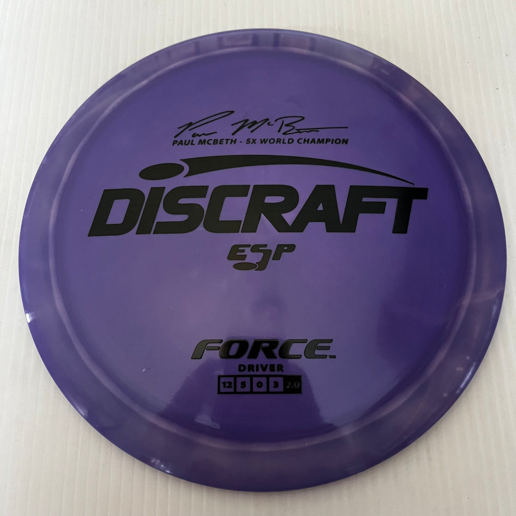 Discraft 5x Paul McBeth ESP Force 12/5/0/3 (173-174 grams)