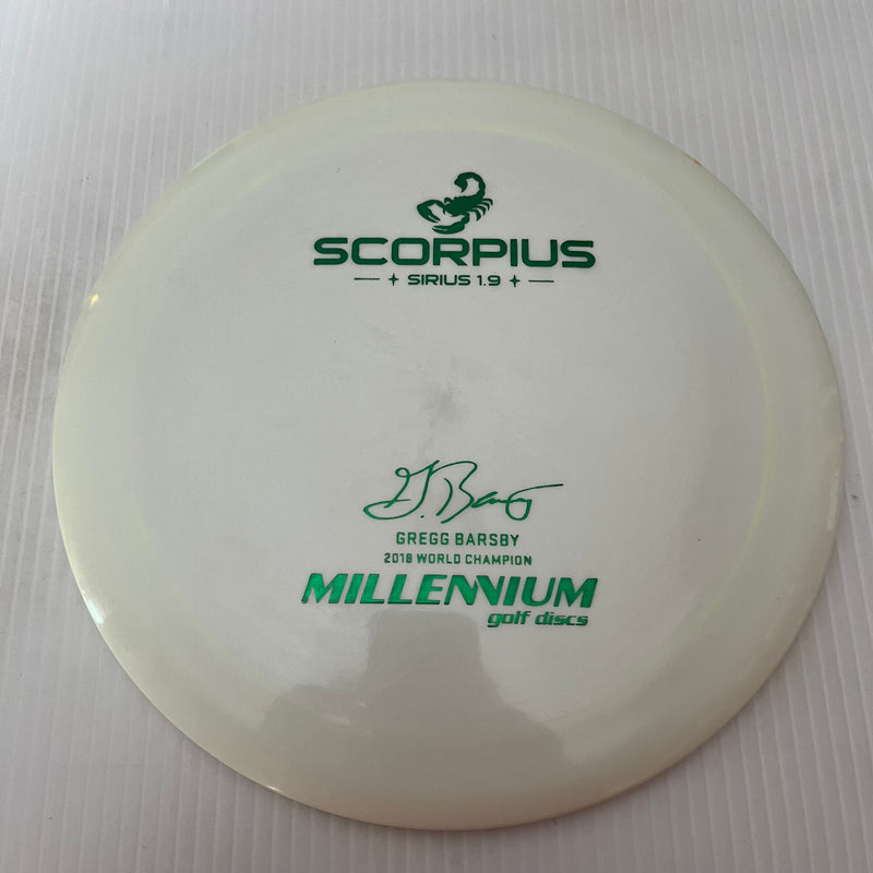 Millennium Discs Gregg Barsby 2018 World Champion 1.9 Sirius Scorpius 12/5/-1/3