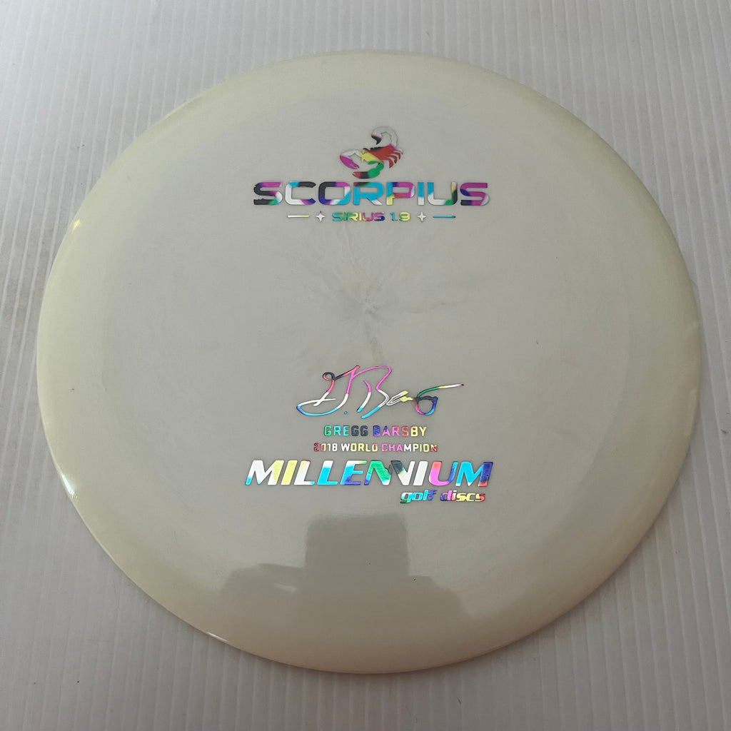 Millennium Discs Gregg Barsby 2018 World Champion 1.9 Sirius Scorpius 12/5/-1/3
