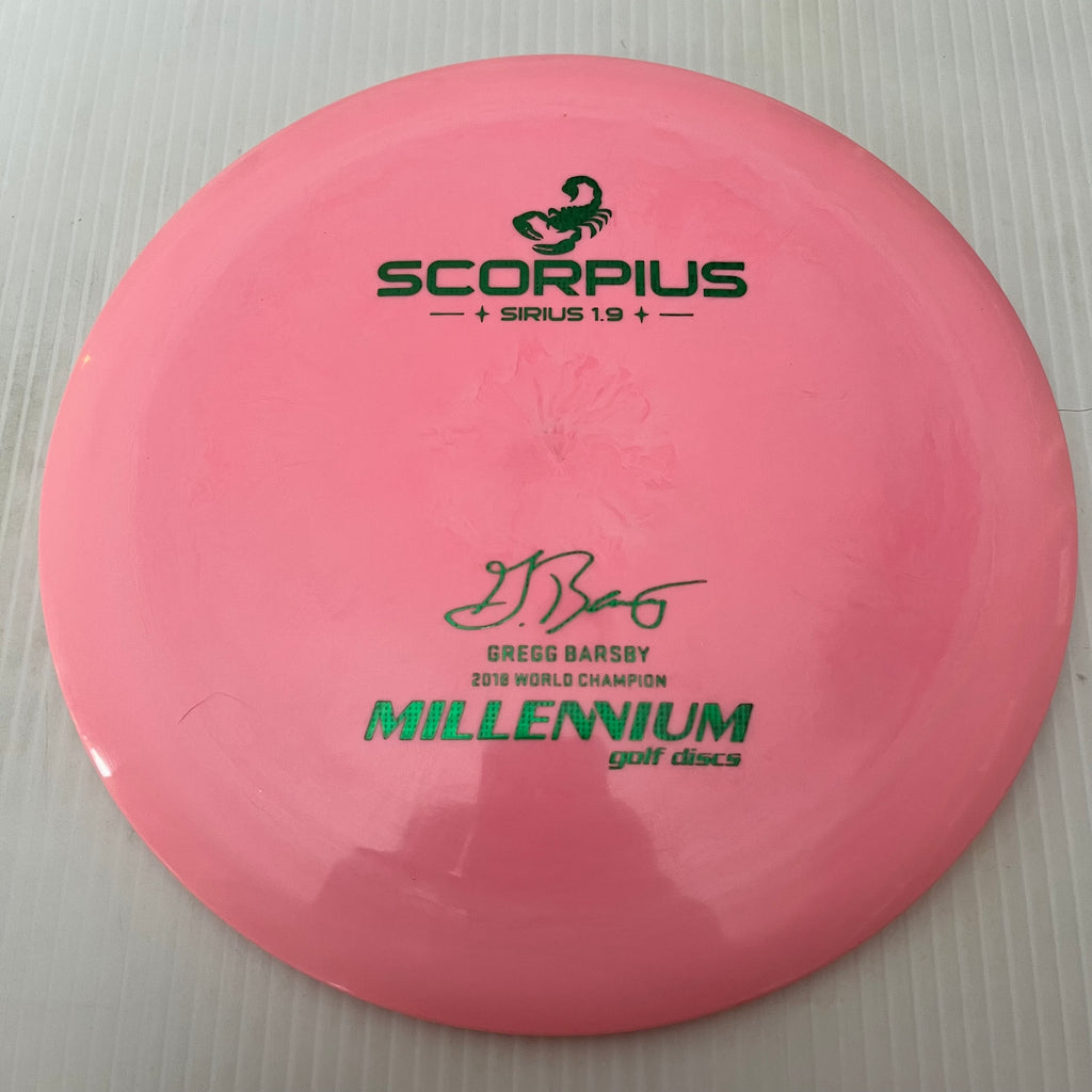 Millennium Discs Gregg Barsby 2018 World Champion 1.9 Sirius Scorpius 12/5/-1/3
