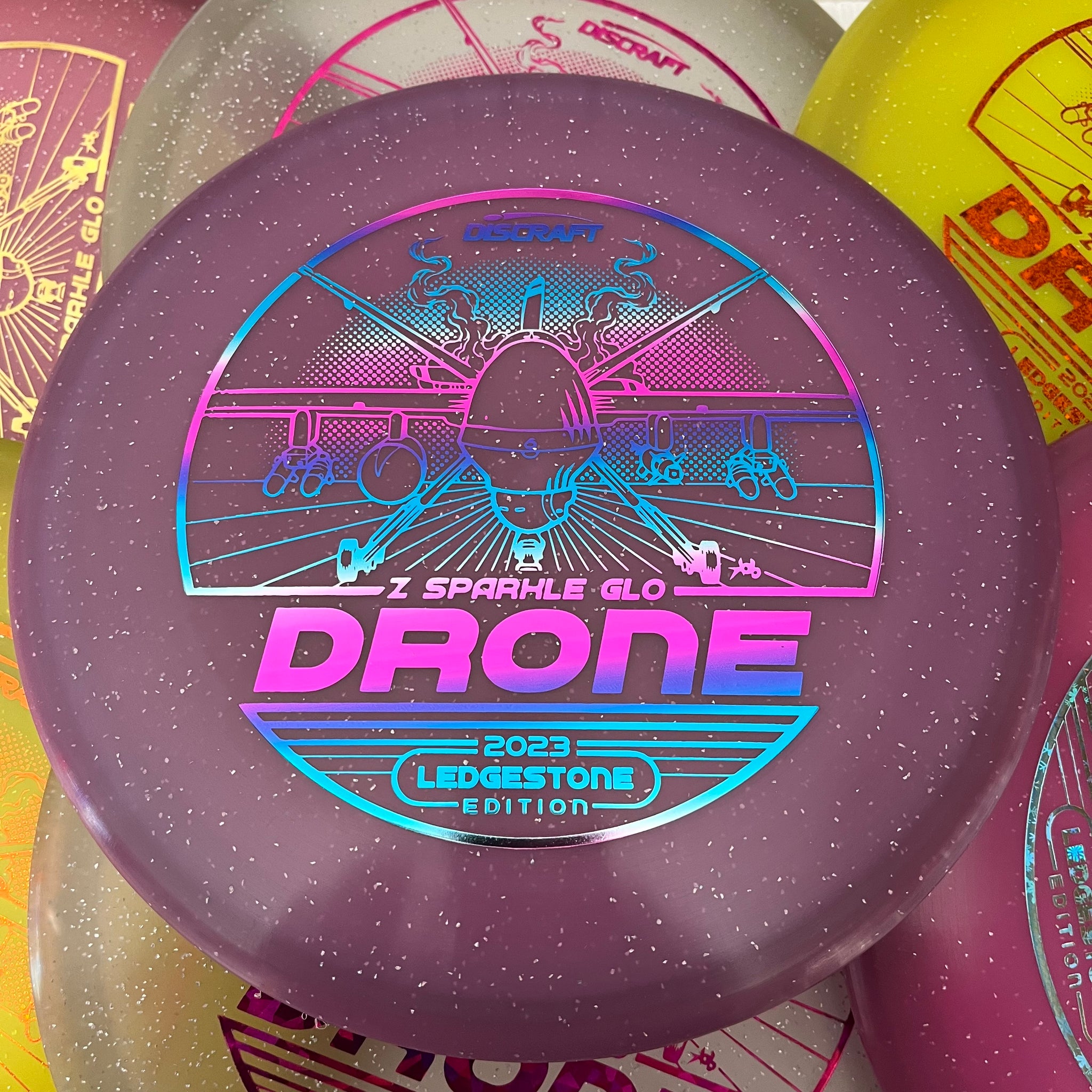 Discraft 2023 Ledgestone Sparkle GLO Z Drone 5/3/1/4