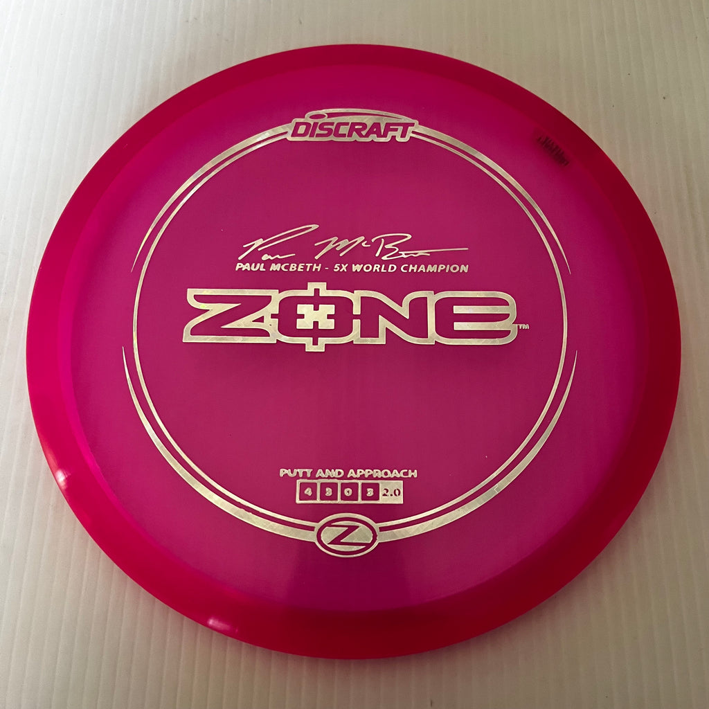 Discraft Paul McBeth 5x Z Zone 4/3/0/3 (173-174g)