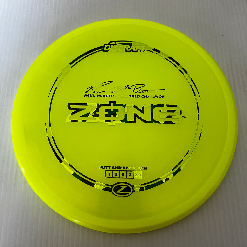 Discraft Paul McBeth 5x Z Zone 4/3/0/3 (173-174g)