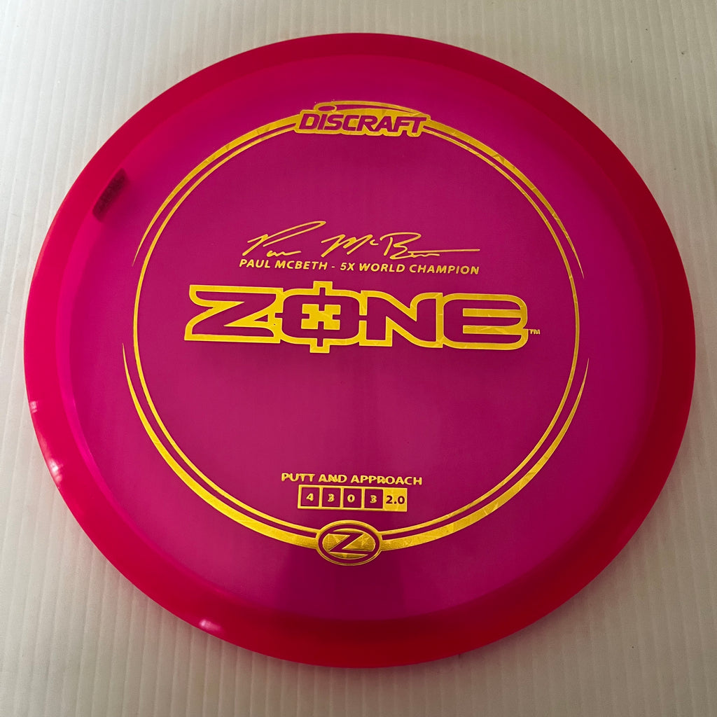 Discraft Paul McBeth 5x Z Zone 4/3/0/3 (173-174g)