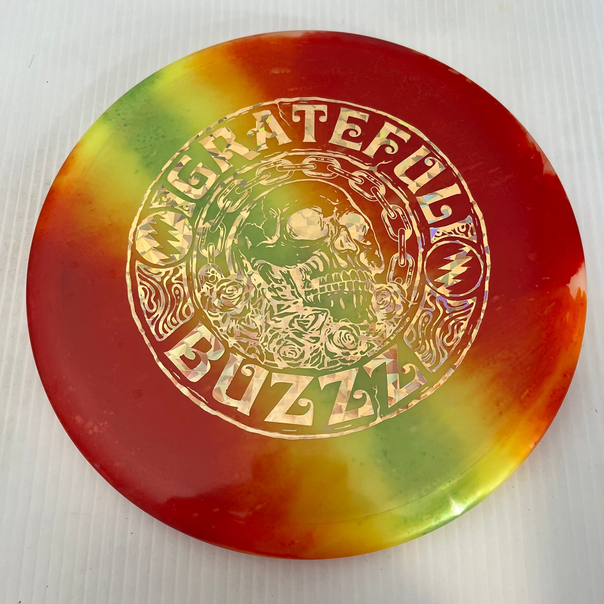 Discraft 2023 Ledgestone Fly Dye Z Grateful Buzzz 5/4/-1/1