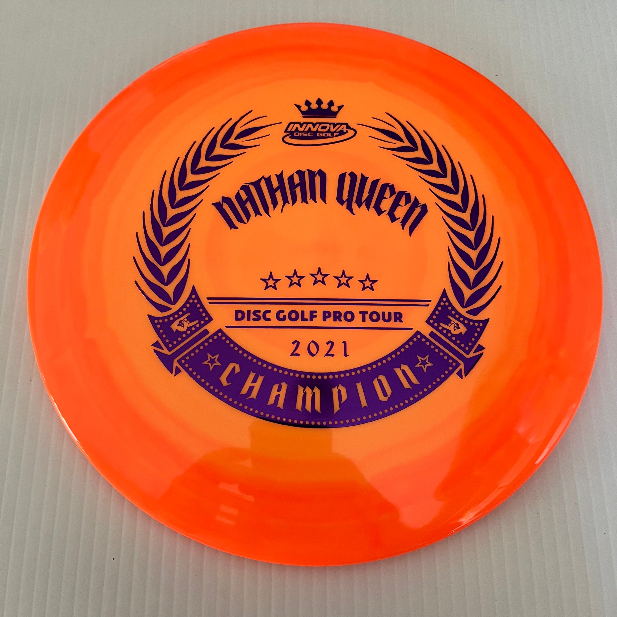 Innova 2021 DGPT Champion Nathan Queen Swirly Star Thunderbird 9/5/0/2