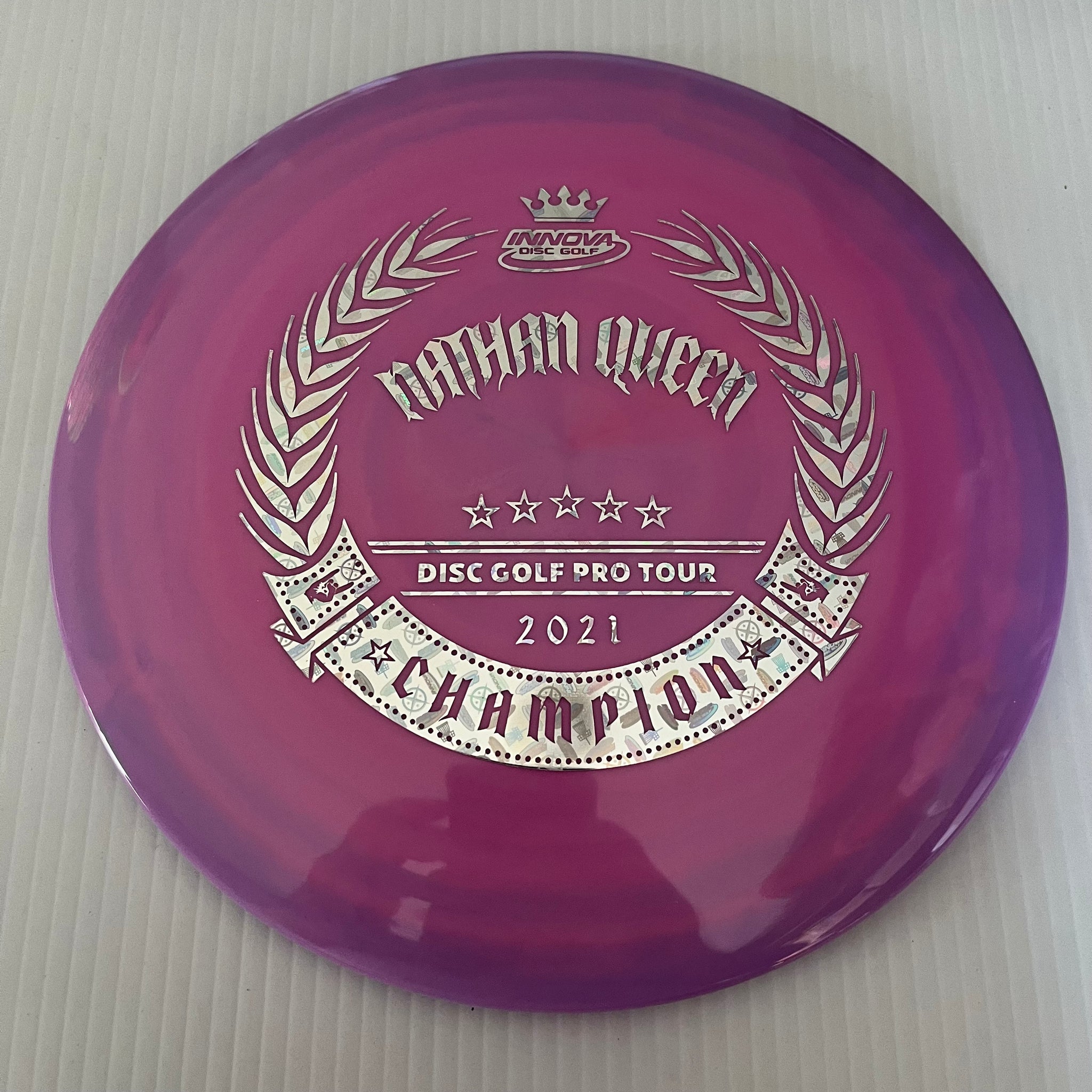 Innova 2021 DGPT Champion Nathan Queen Swirly Star Thunderbird 9/5/0/2